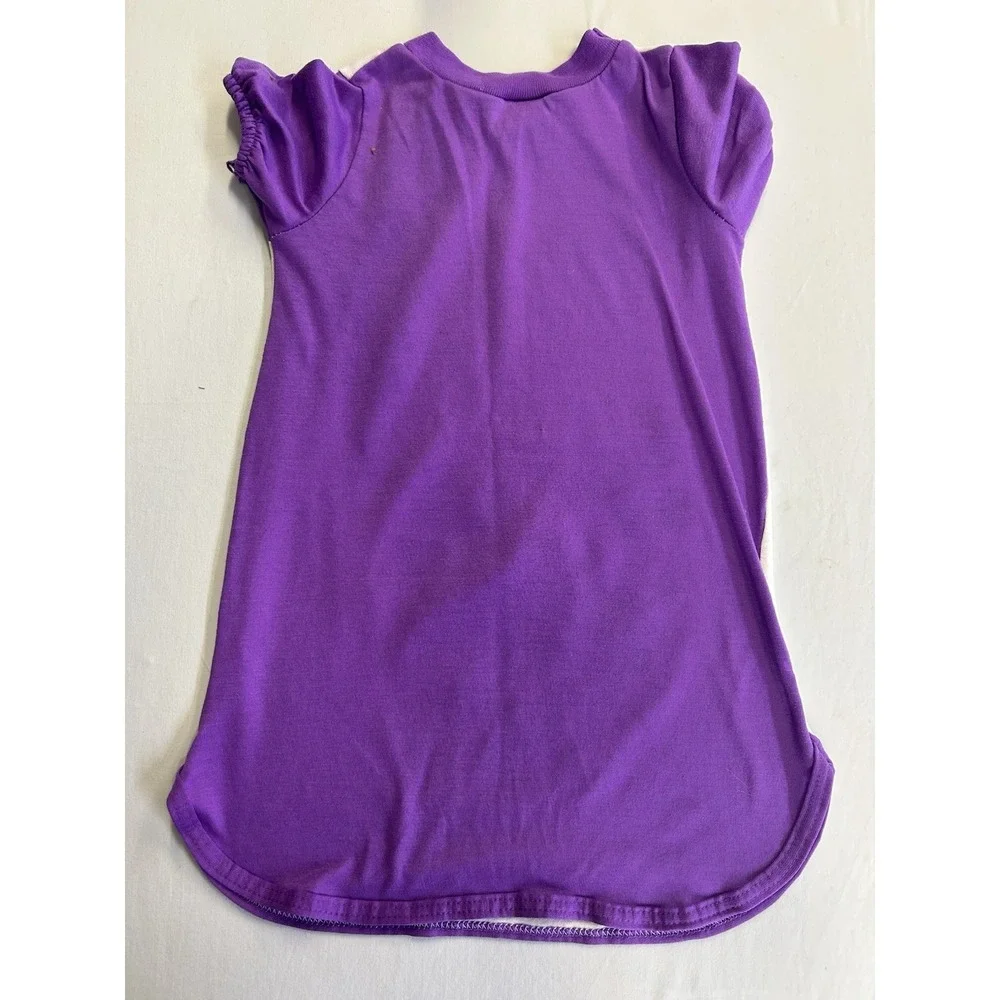 Vintage 1994 Disney The Lion King Simba Nightgown Kids Size 6 Purple USA